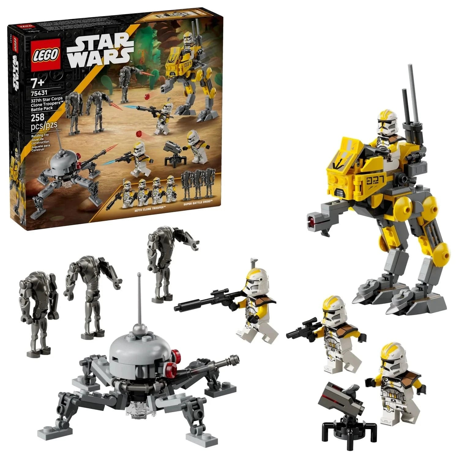 75431 Star Wars: 327th Star Corps Clone Trooper Battle Pack