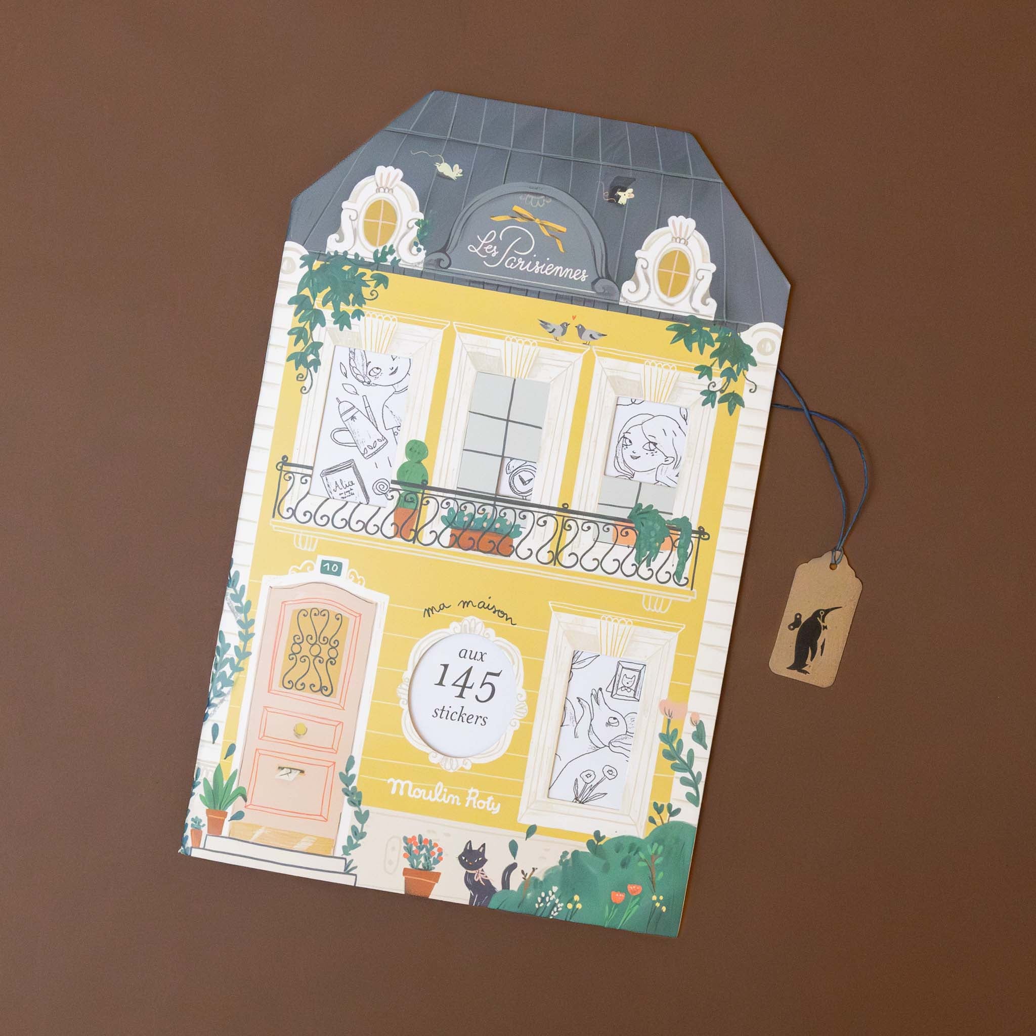 Les Parisiennes Maison Coloring & Sticker Book