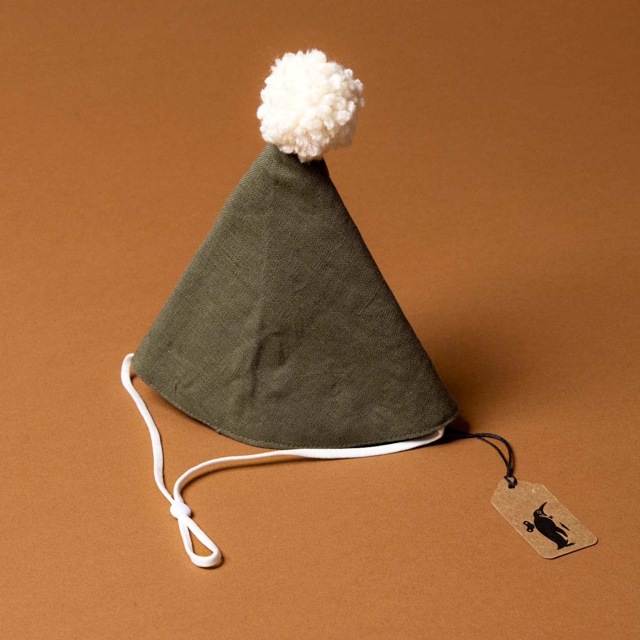 Linen Party Hat | Forest