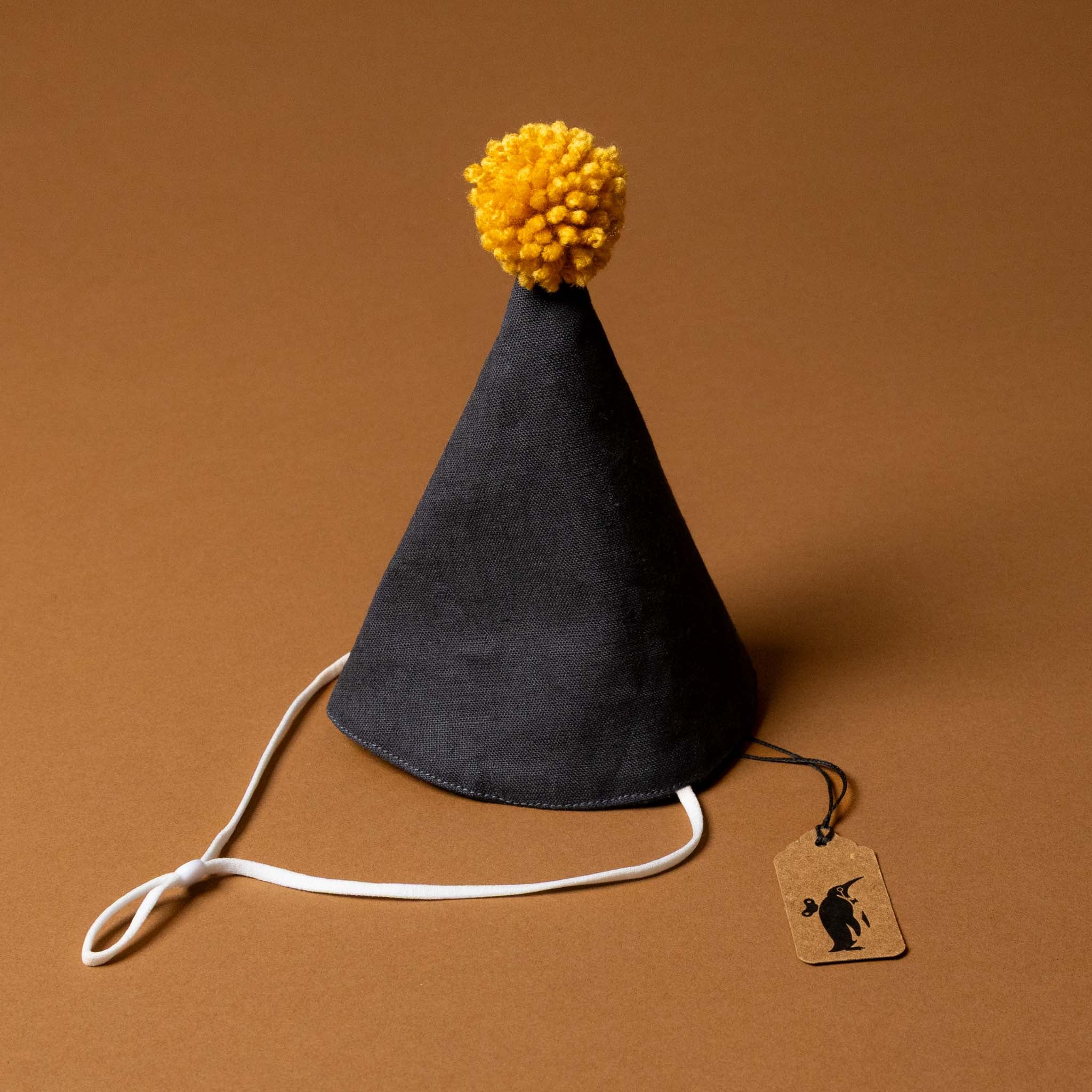Linen Party Hat | Midnight