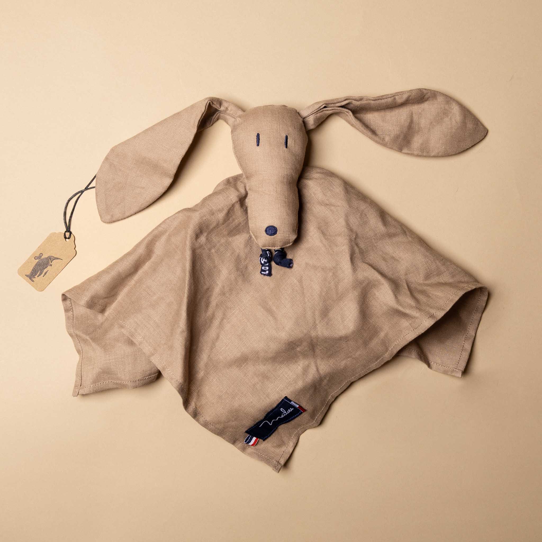 Linen Puppy Lovie | Oatmeal