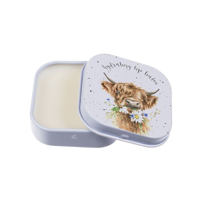 Daisy Coo' Highland Cow Lip Balm Tin