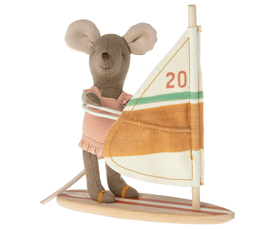 Maileg Little Sister Surfer Mouse