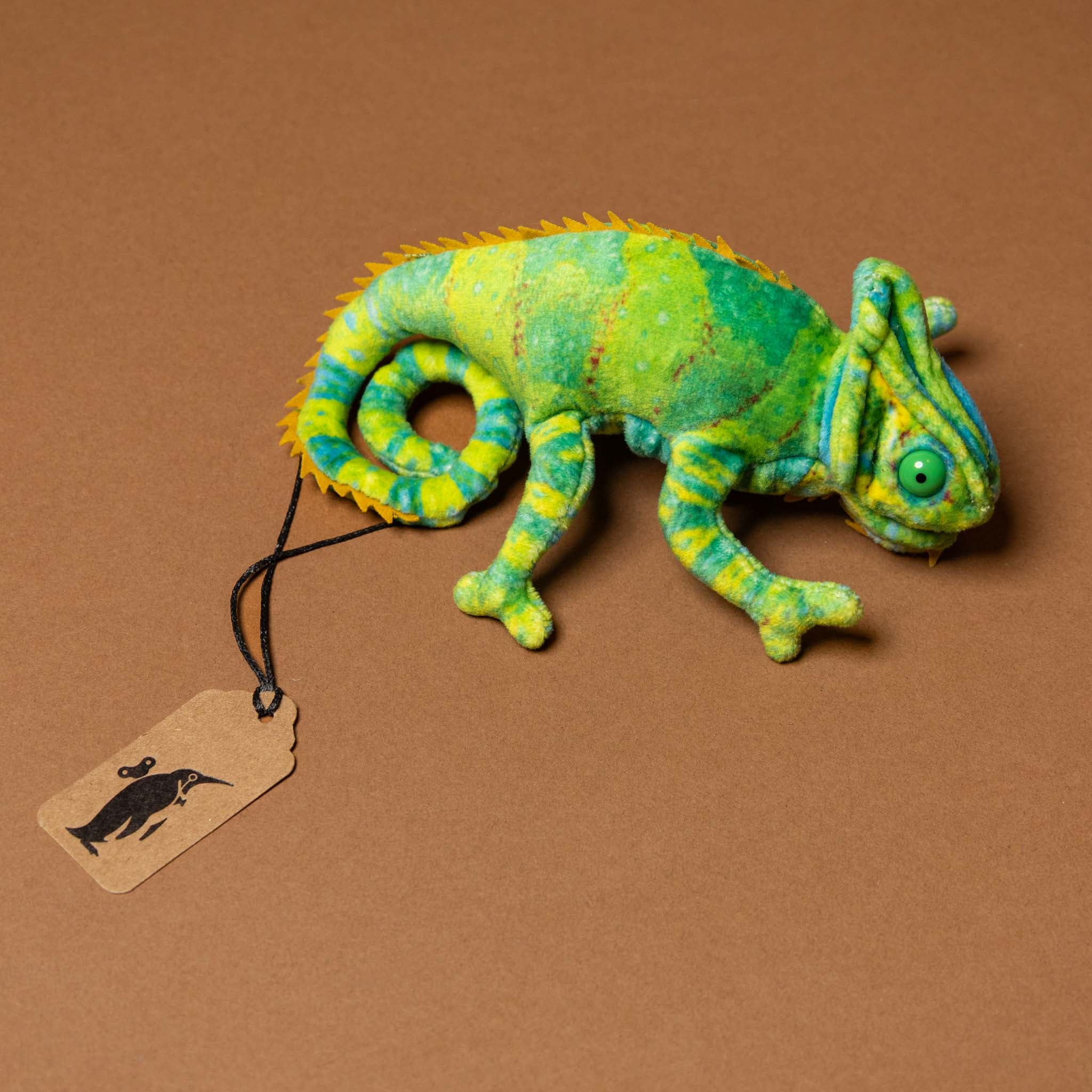 Little Green Chameleon Finger Puppet