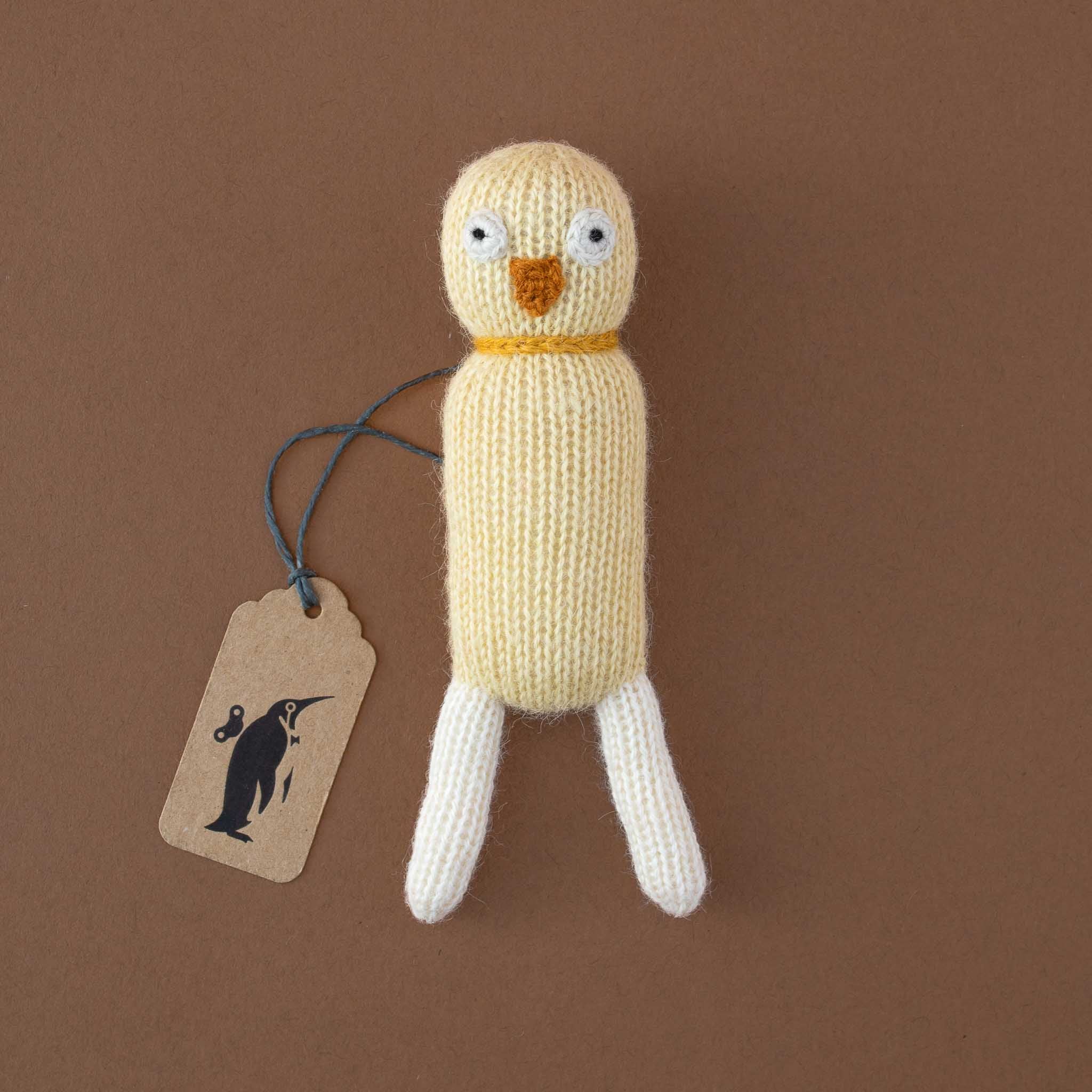 Little Hand Knit Pip-Pop Chickie | Sunshine
