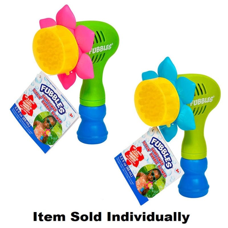 Fubbles Sunflower Dipping Bubble Blower (Assorted Colors)