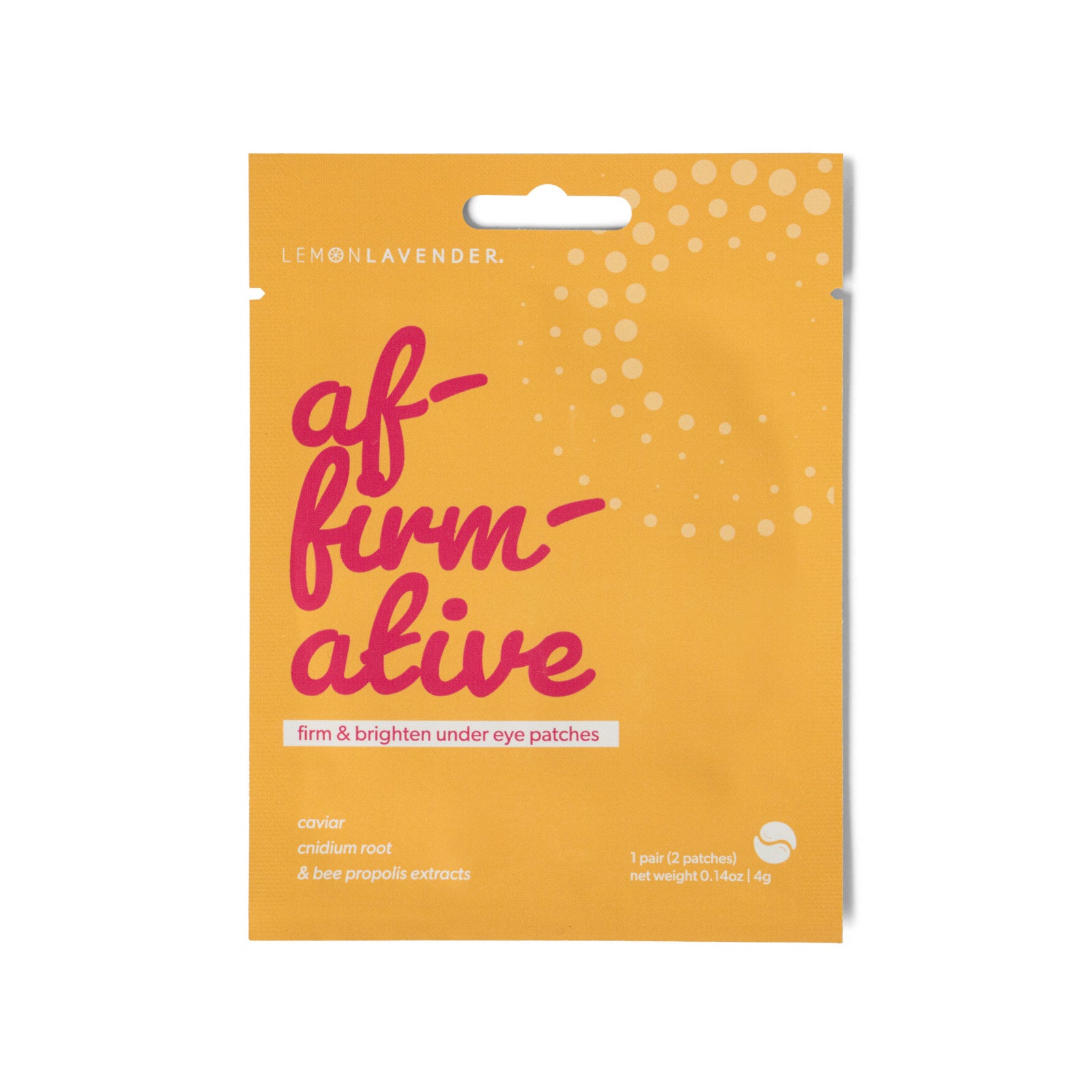 Lemon Lavender Firm and Brighten Eye Candy Foil Under Eye Patches