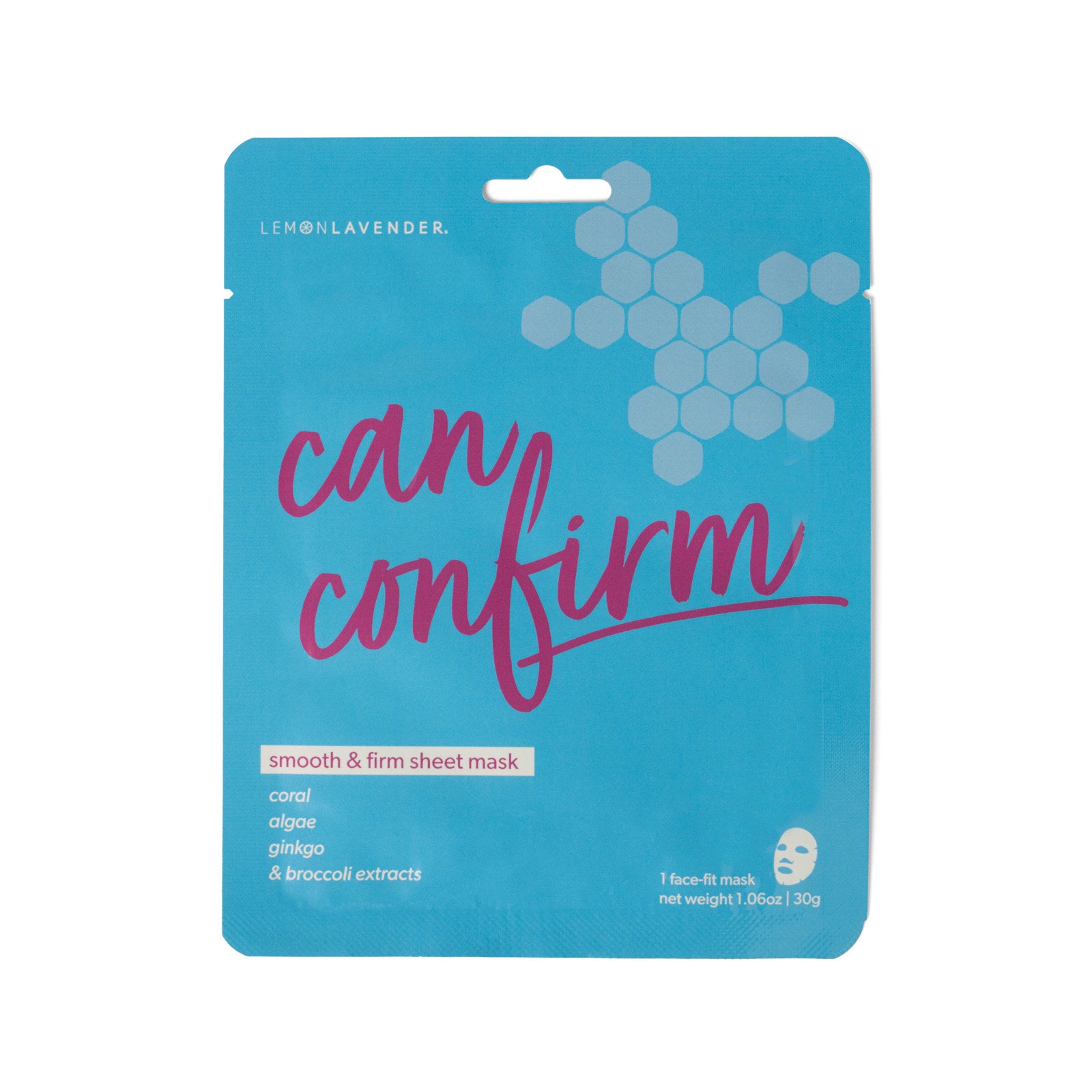 Lemon Lavender Smooth and Firm Sheet Dreams Face Mask