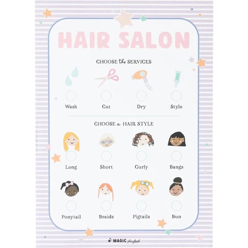 Hair Salon Pretend Play Pad