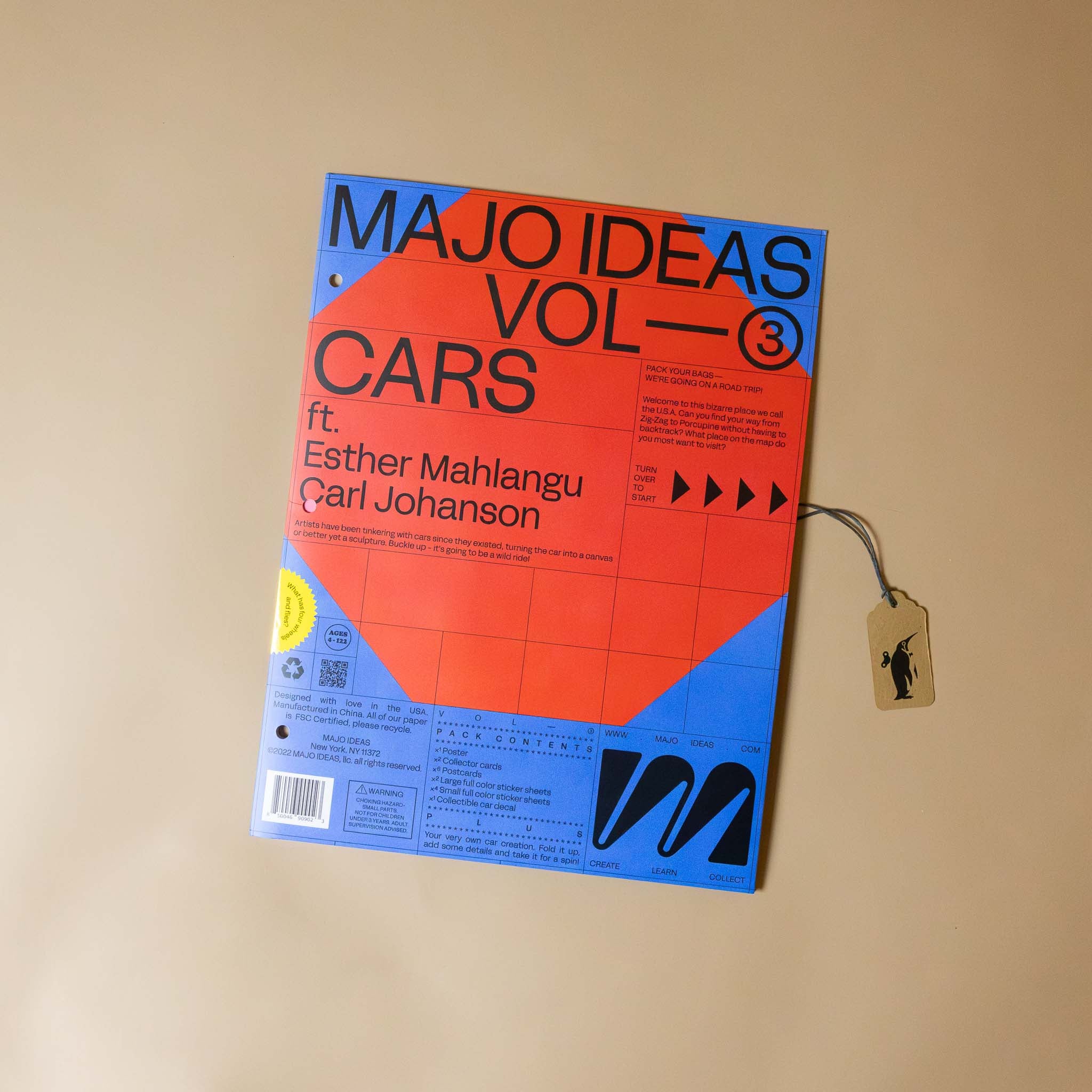 Majo Ideas Sticker Based Art Kit | Cars