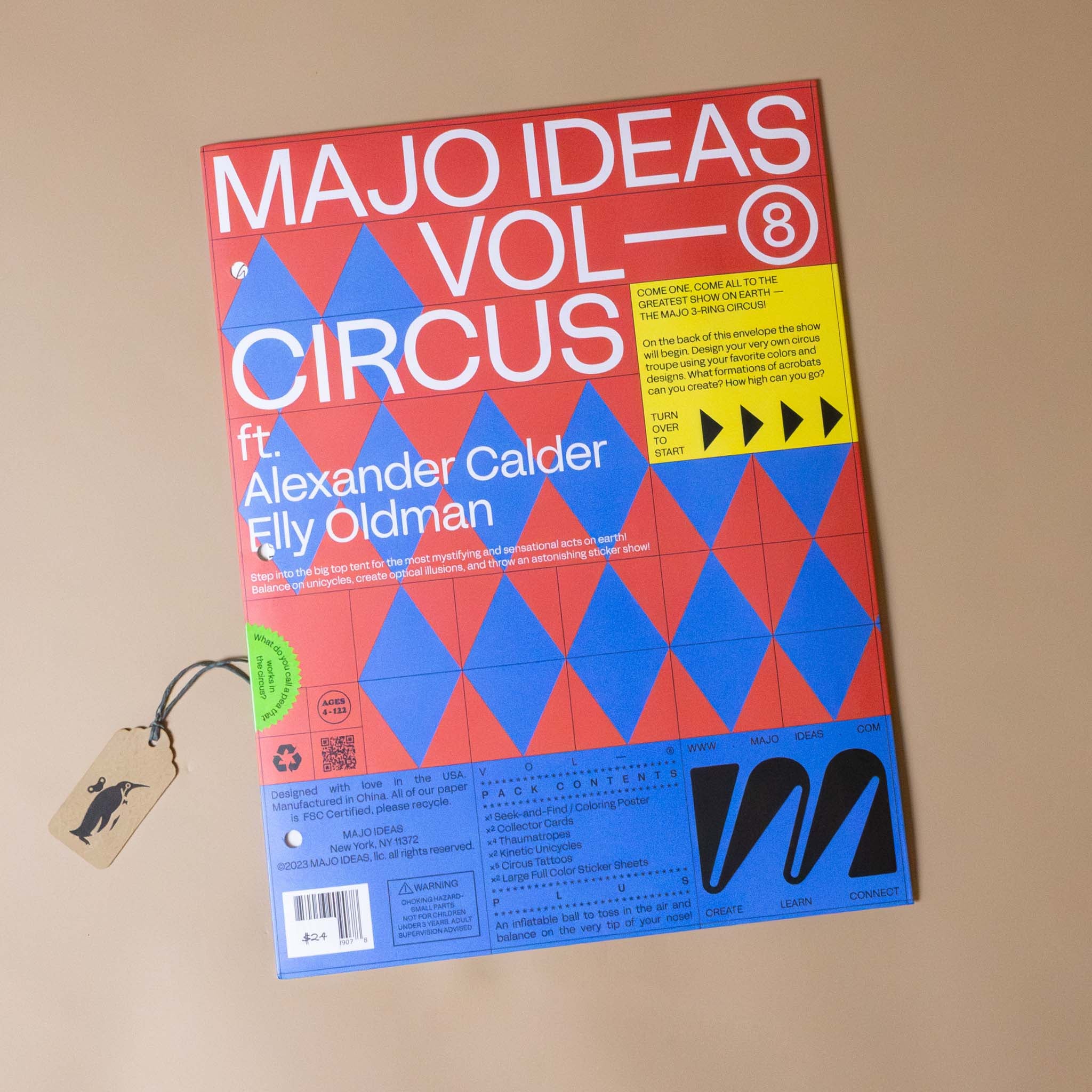 Majo Ideas Sticker Based Art Kit | Circus