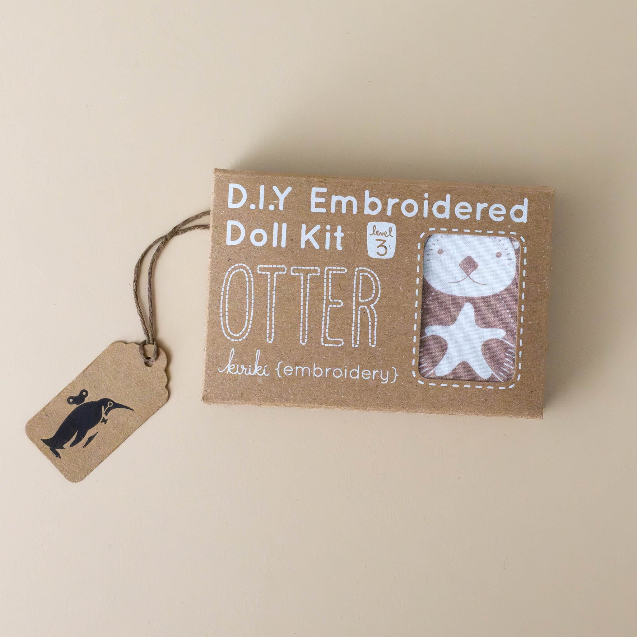 Make Your Own Embroidered Animal Kit | Otter