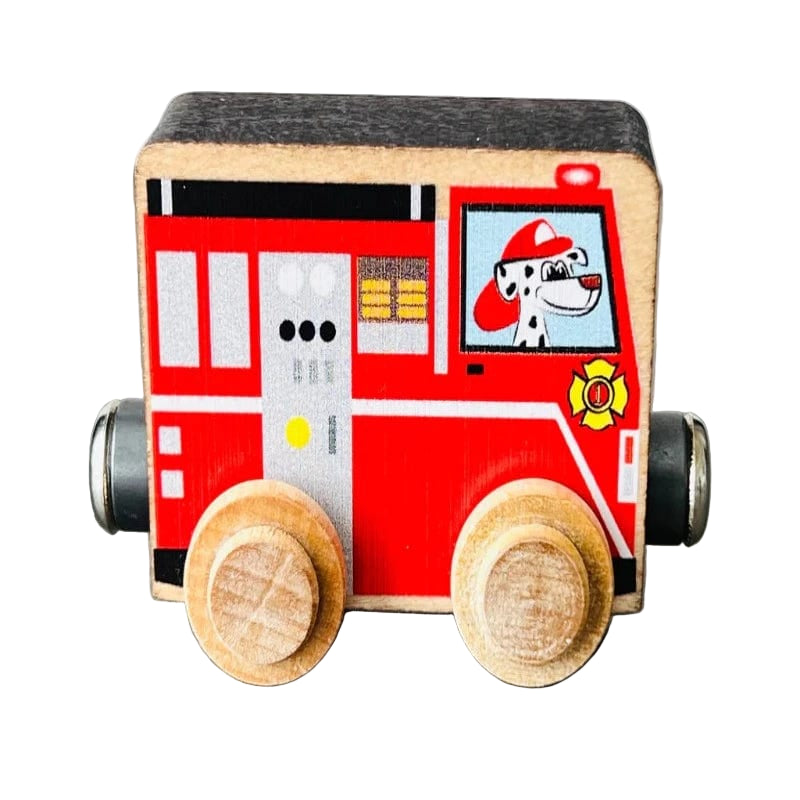 Fire Truck Train Car