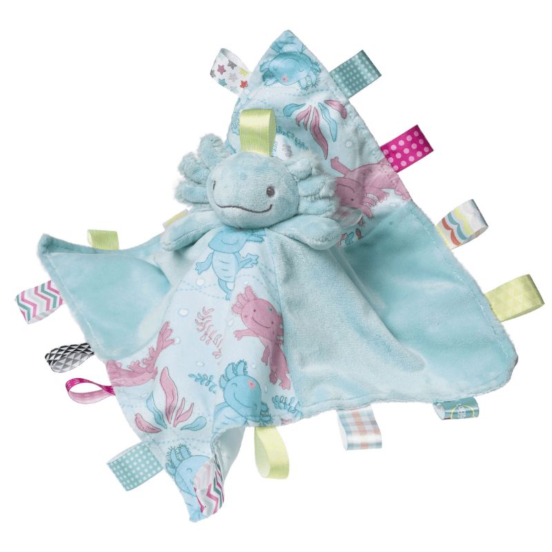 Taggies Fizzy Axolotl Character Blanket