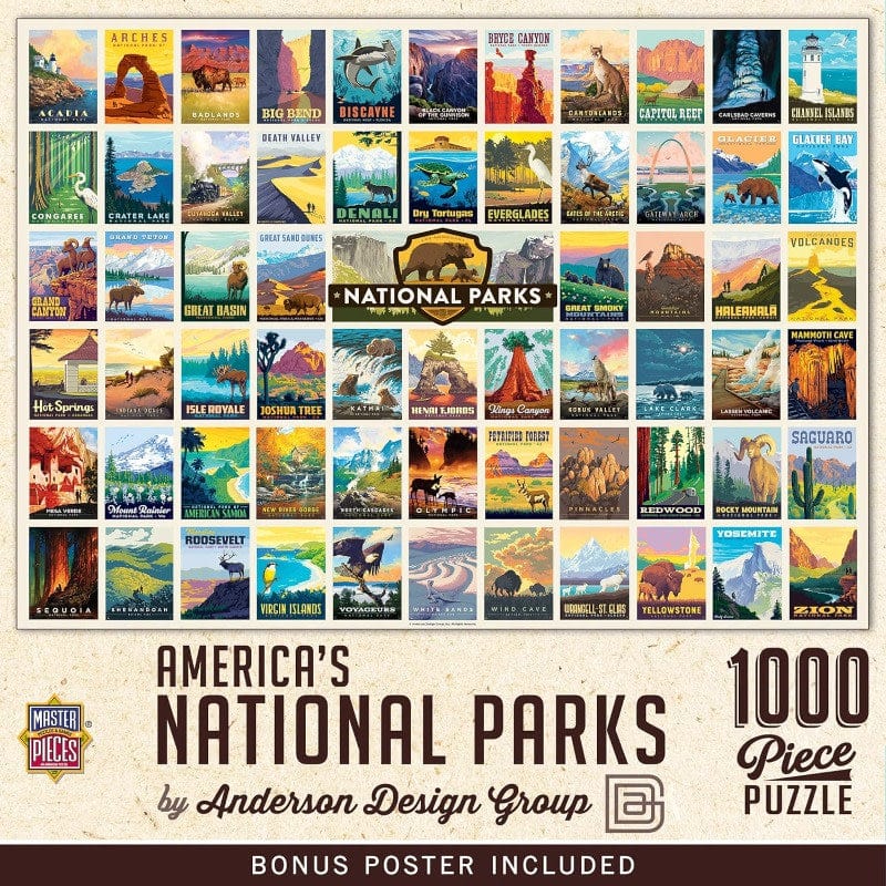 America's National Parks 1000 piece Puzzle