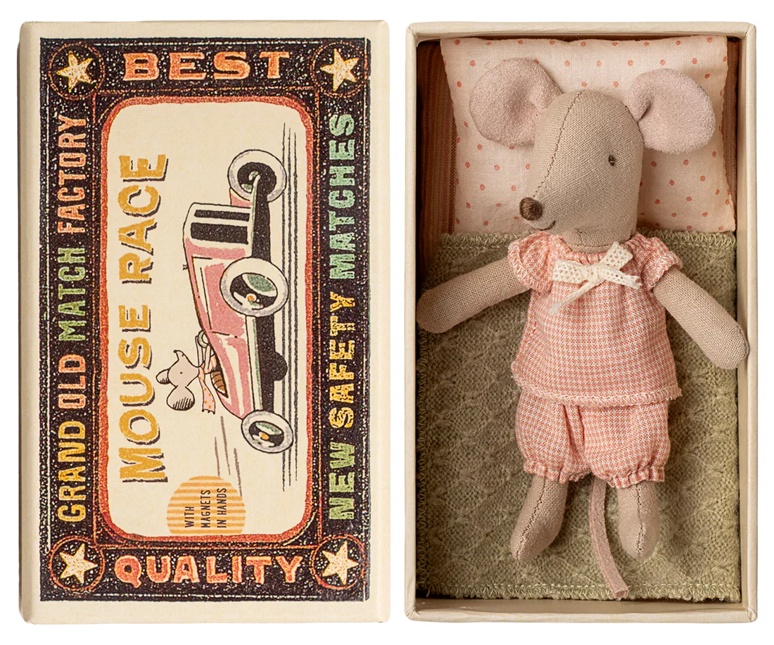 PREORDER Little sister mouse in matchbox (11/1/25)