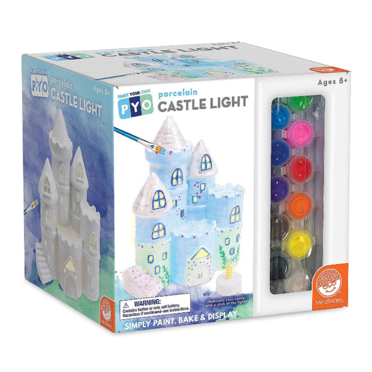 Paint Your Own Porcelain Castle Light