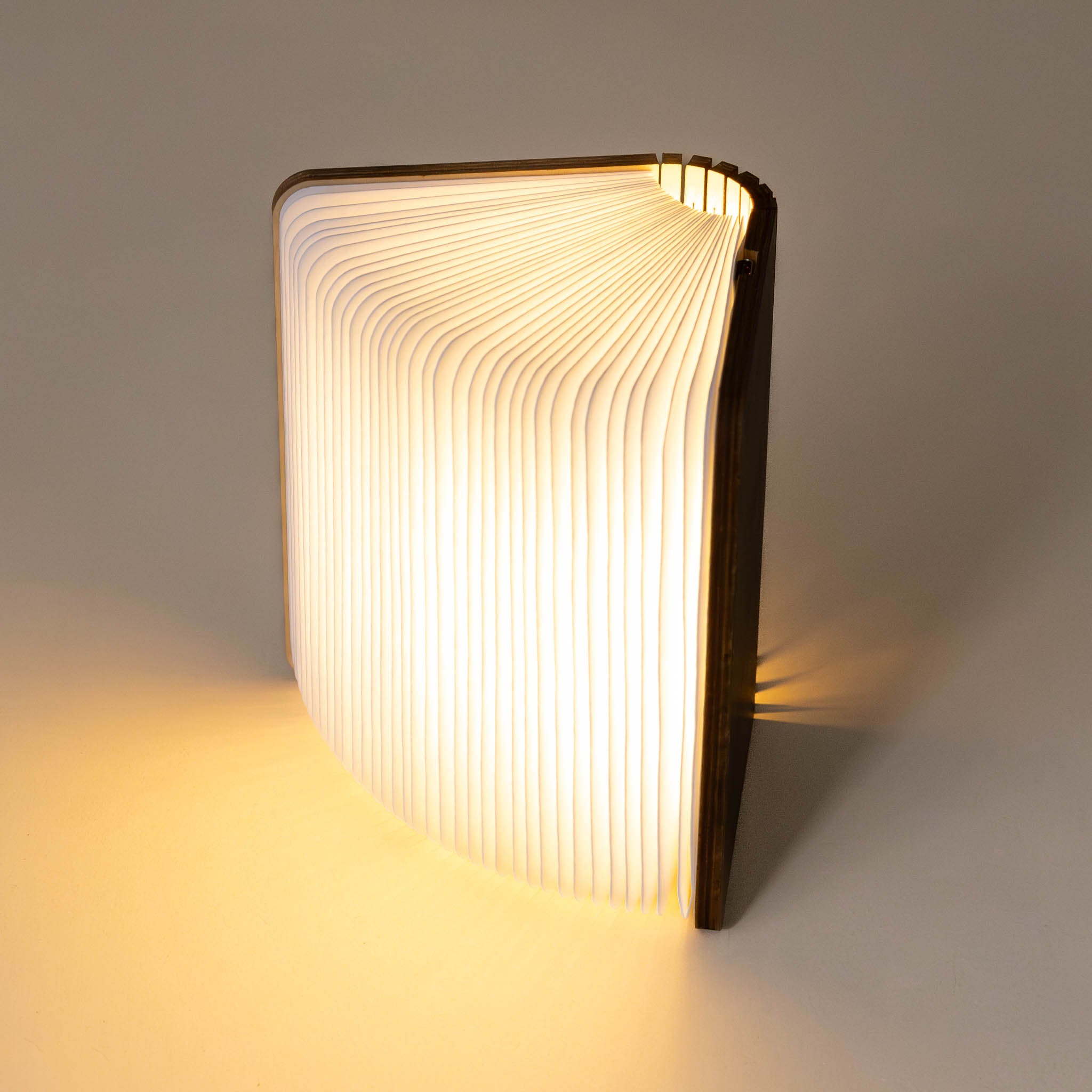 Miniature Wooden Book Lamp | Walnut