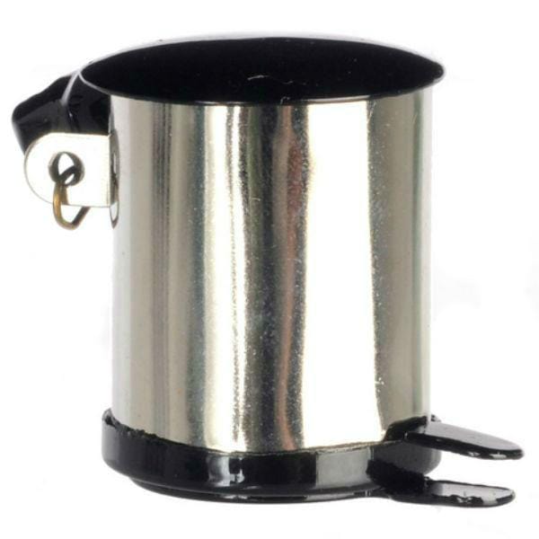 Small Dollhouse Miniature Trash Can