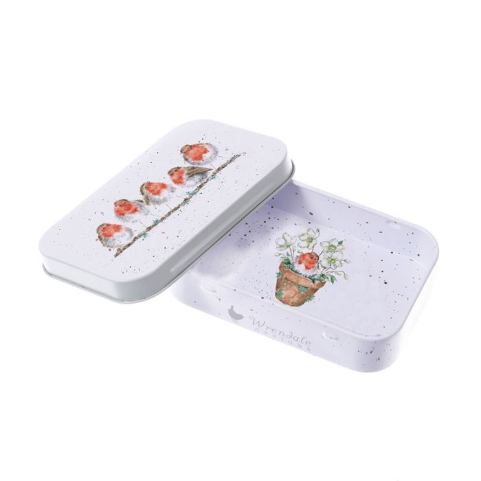 Jolly Robin' Mini Gift Tin