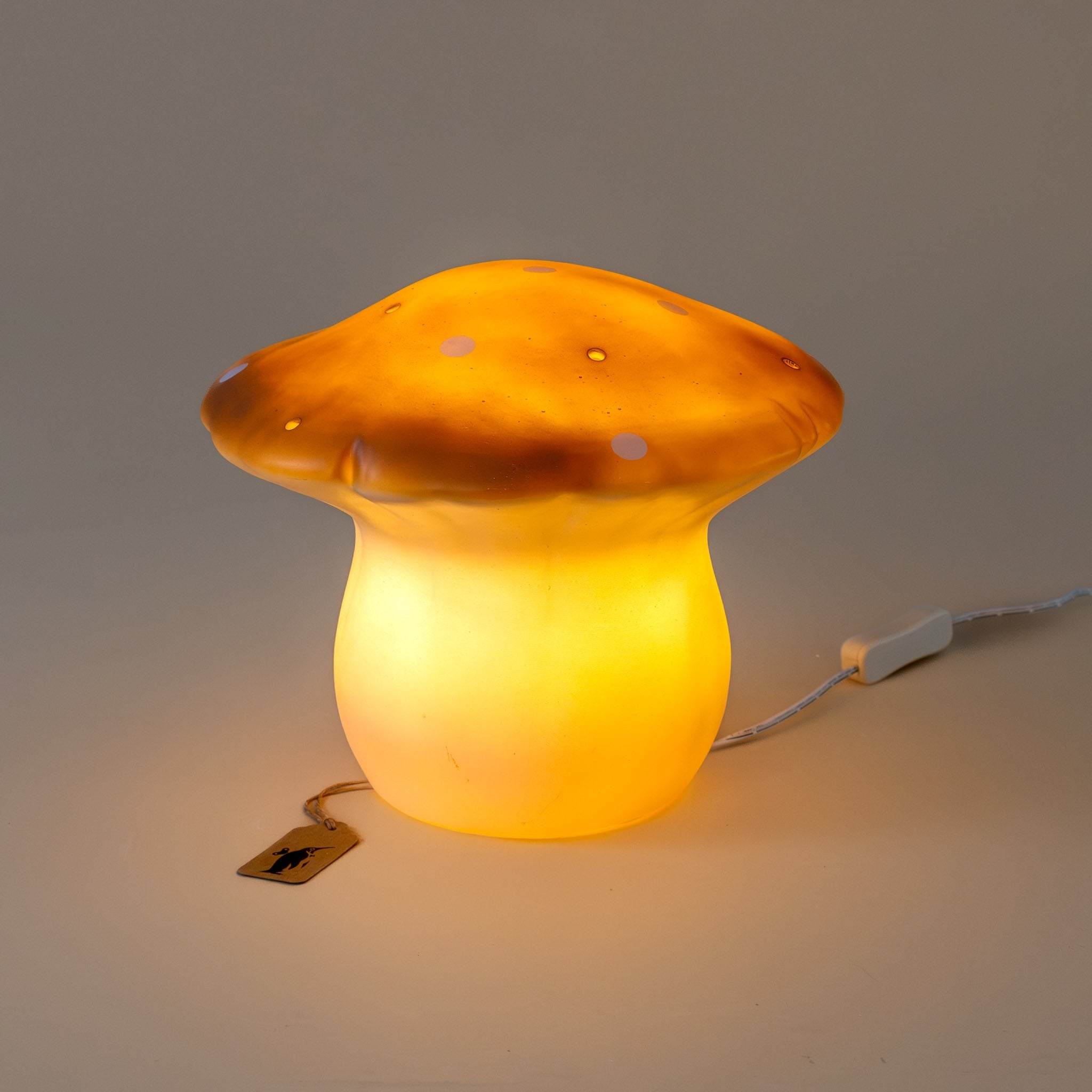 Mushroom Lamp | Chocolate - Medium