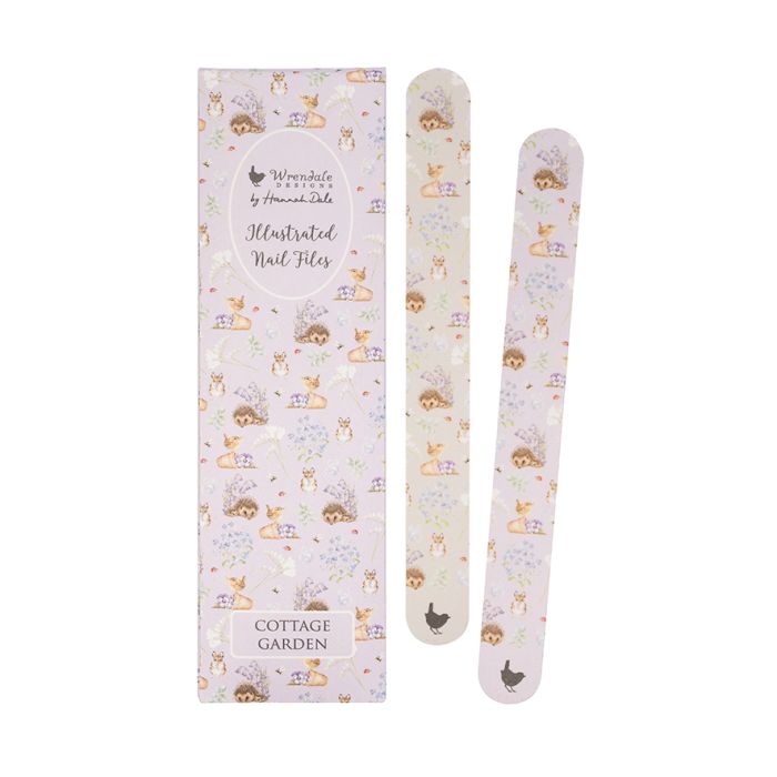 Cottage Garden' Hedgehog and Wren Nail File Set