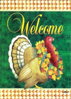 "Welcome Turkey Harvest" Flag