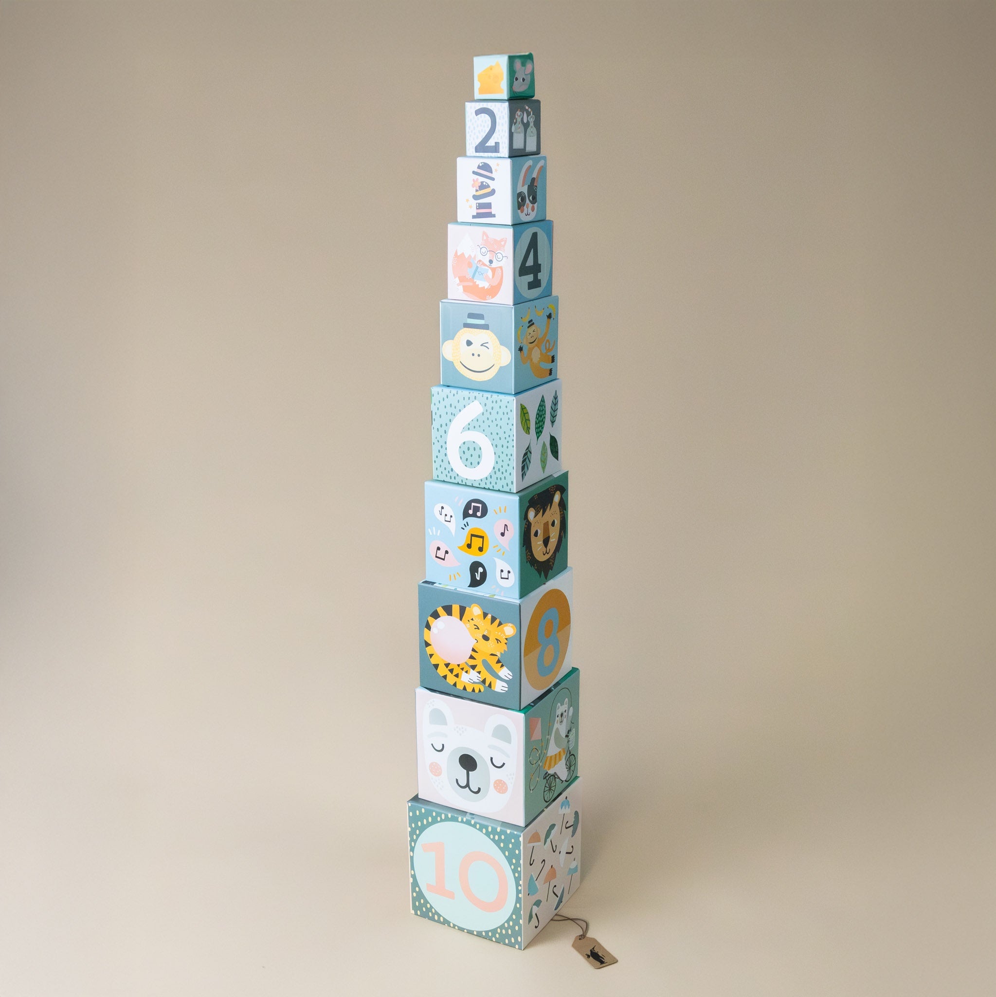 Nesting Blocks | Animals & Numbers