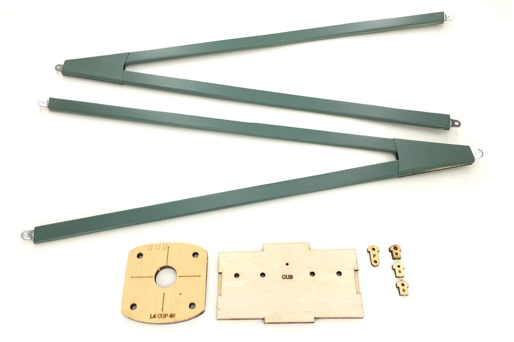 Nexa 1620mm J-3 Cub / L-4 Grasshopper Landing Gear Wood Housing