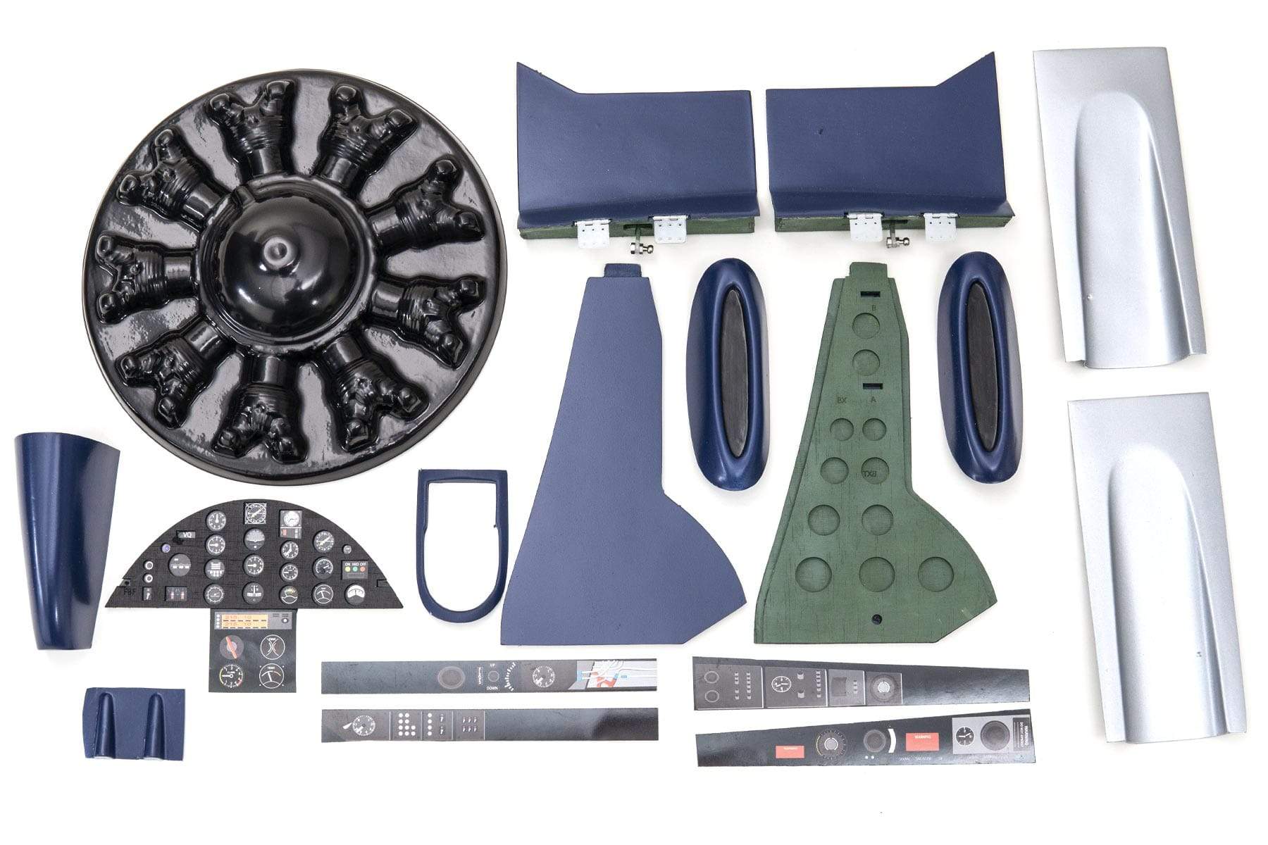 Nexa 2020mm F8F Bearcat Plastic Parts Set