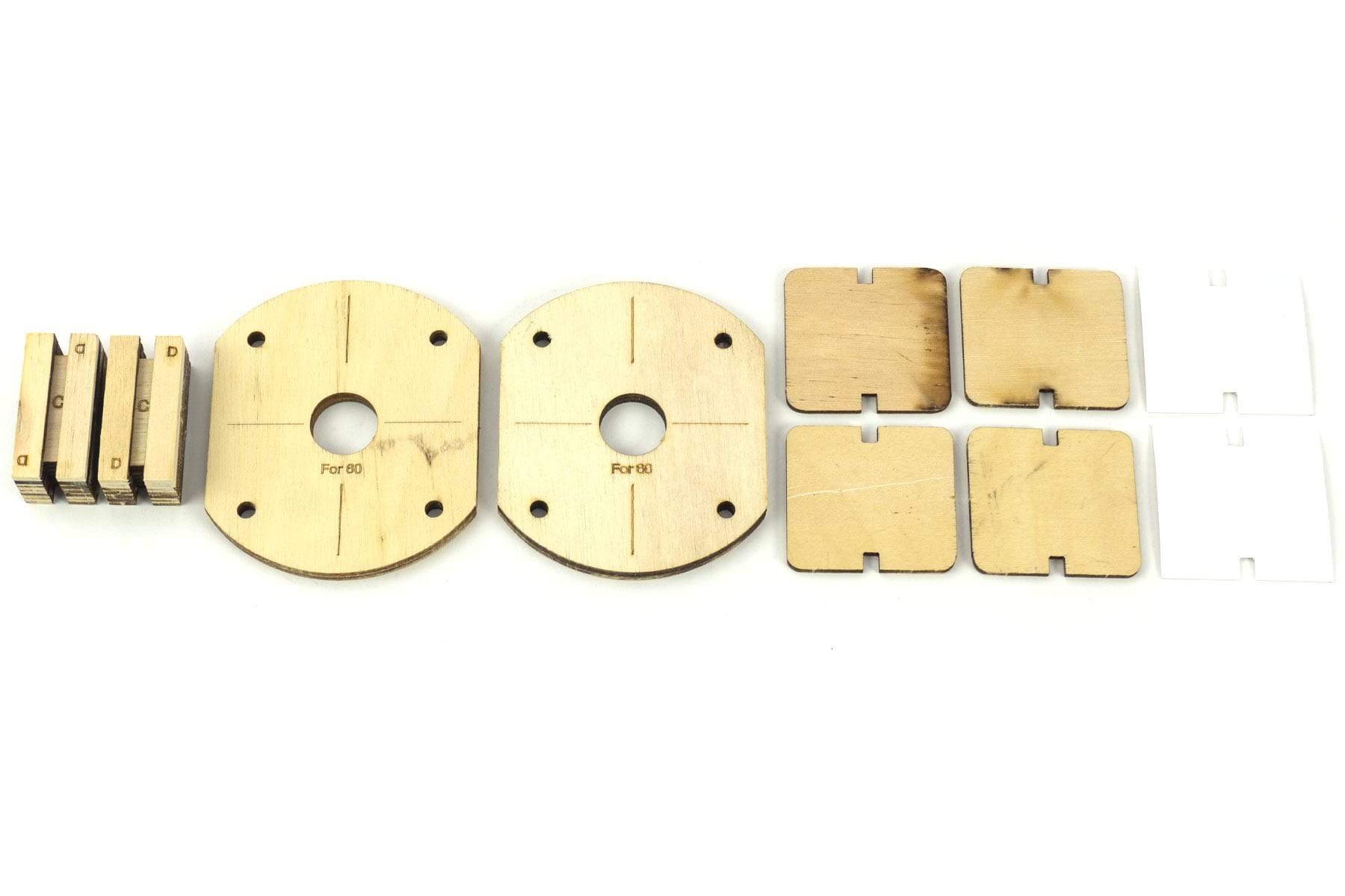 Nexa 2108mm P-38 Lightning Landing Gear Wood Parts Set