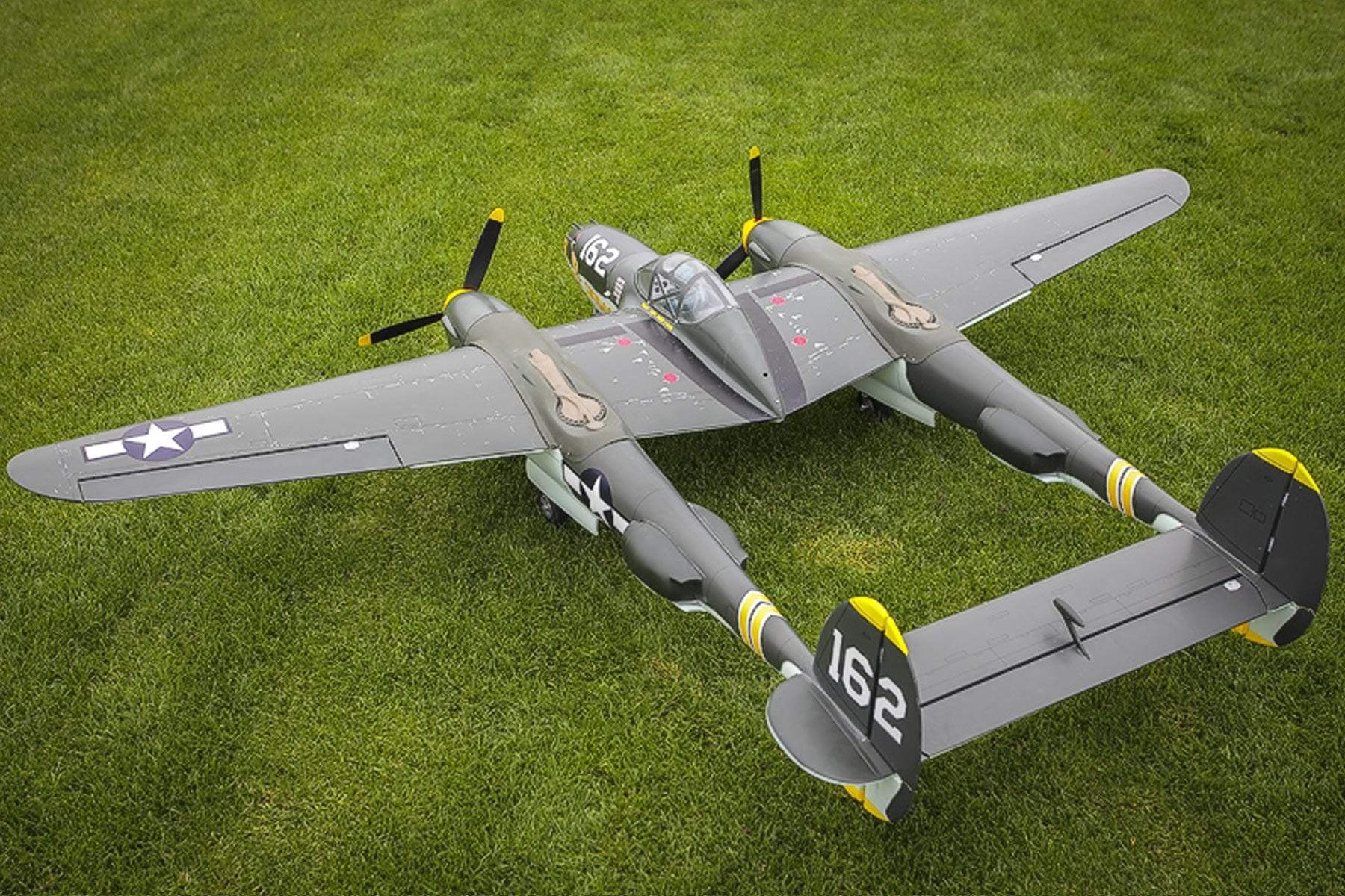 Nexa P-38 Lightning Olive Drab 2108mm (83") Wingspan - ARF