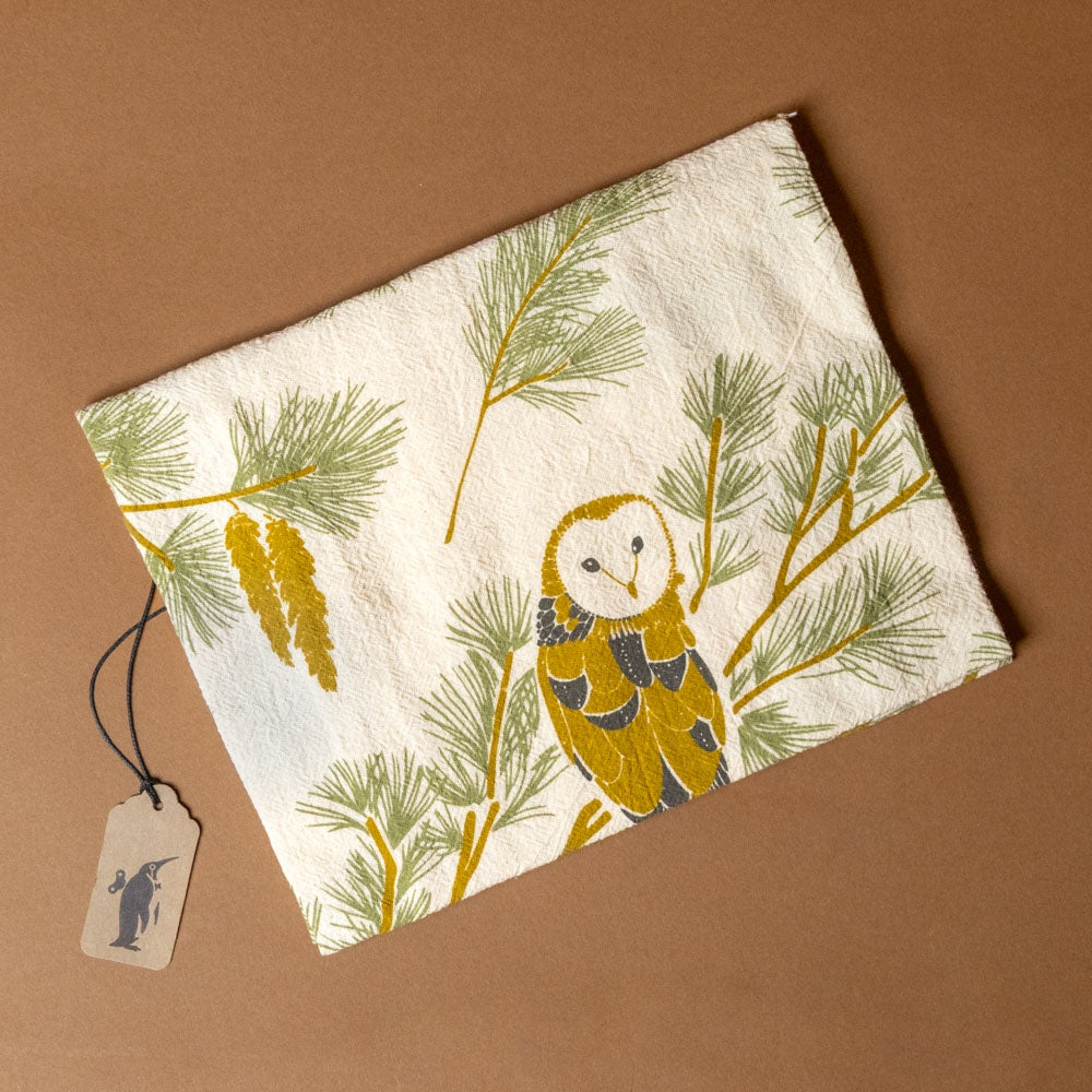 Night Owls Kitchen Towel | Natural