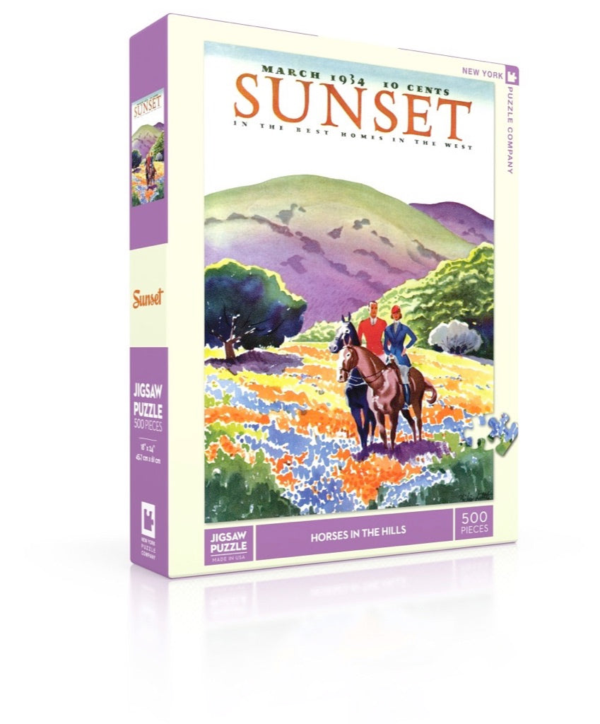 "Horses in the Hills" Jigsaw Puzzle