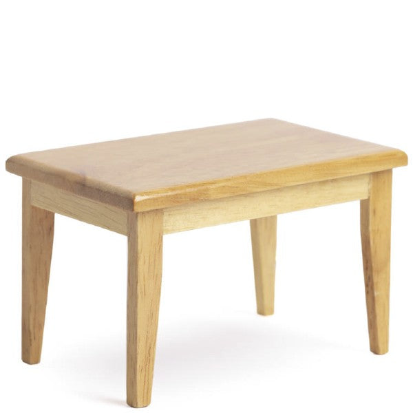 Oak Dollhouse Miniature Kitchen Table