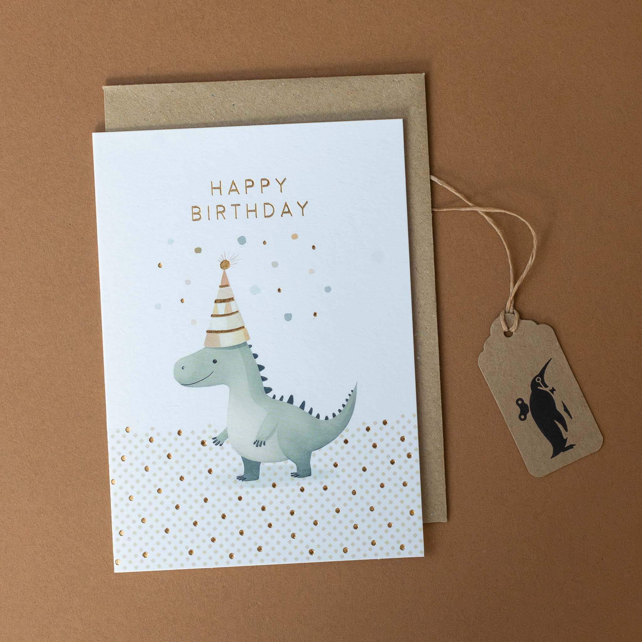 Oh Birthday Dino Greeting Card