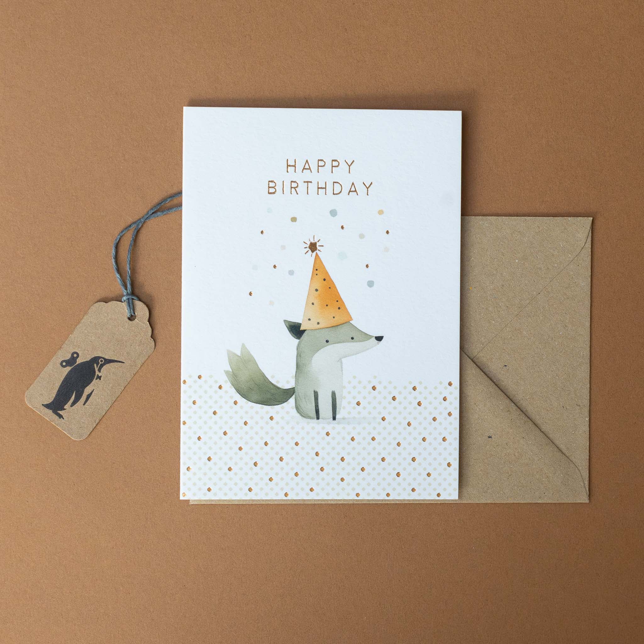 Oh Birthday Fox Greeting Card