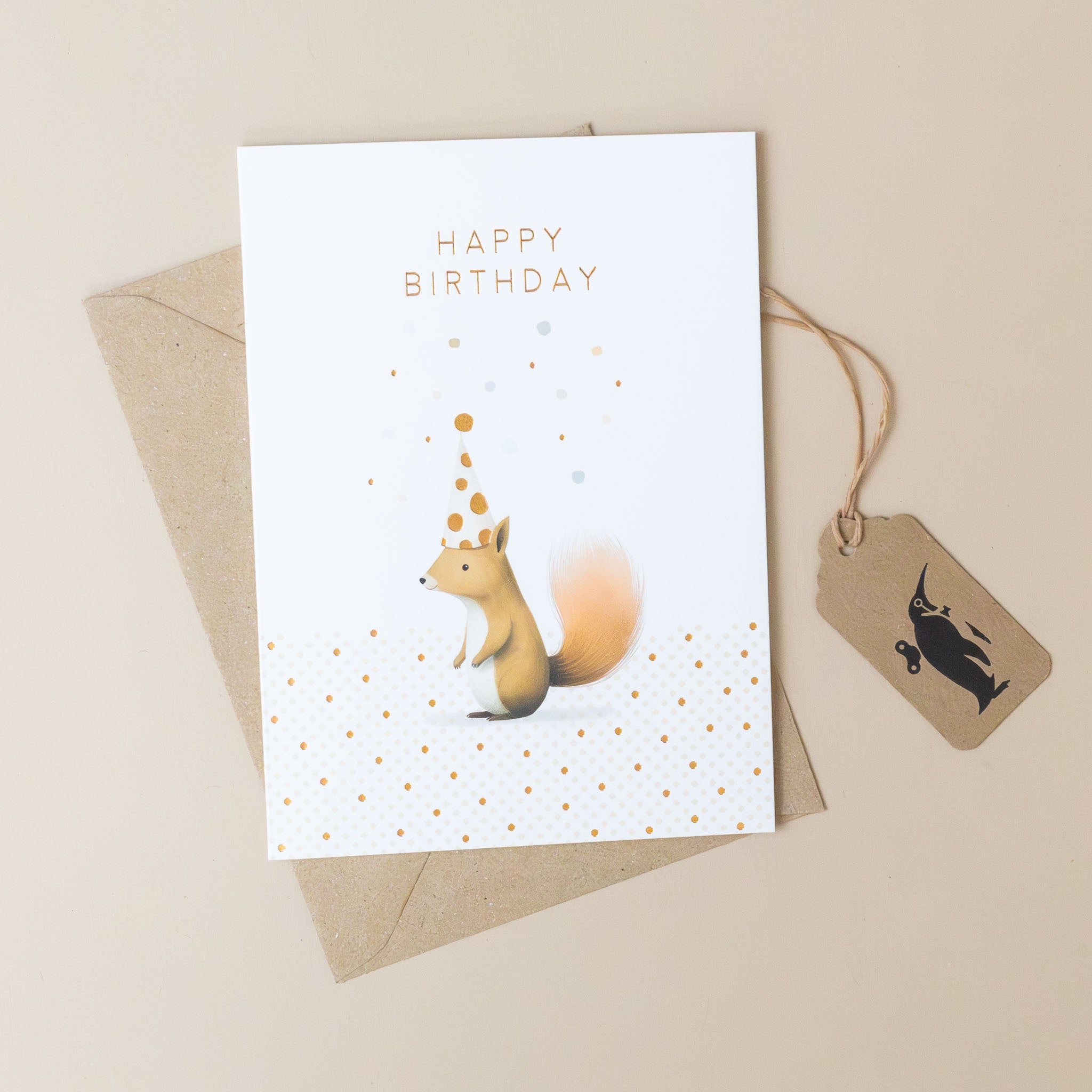 Oh Birthday Squirrel Greeting Card