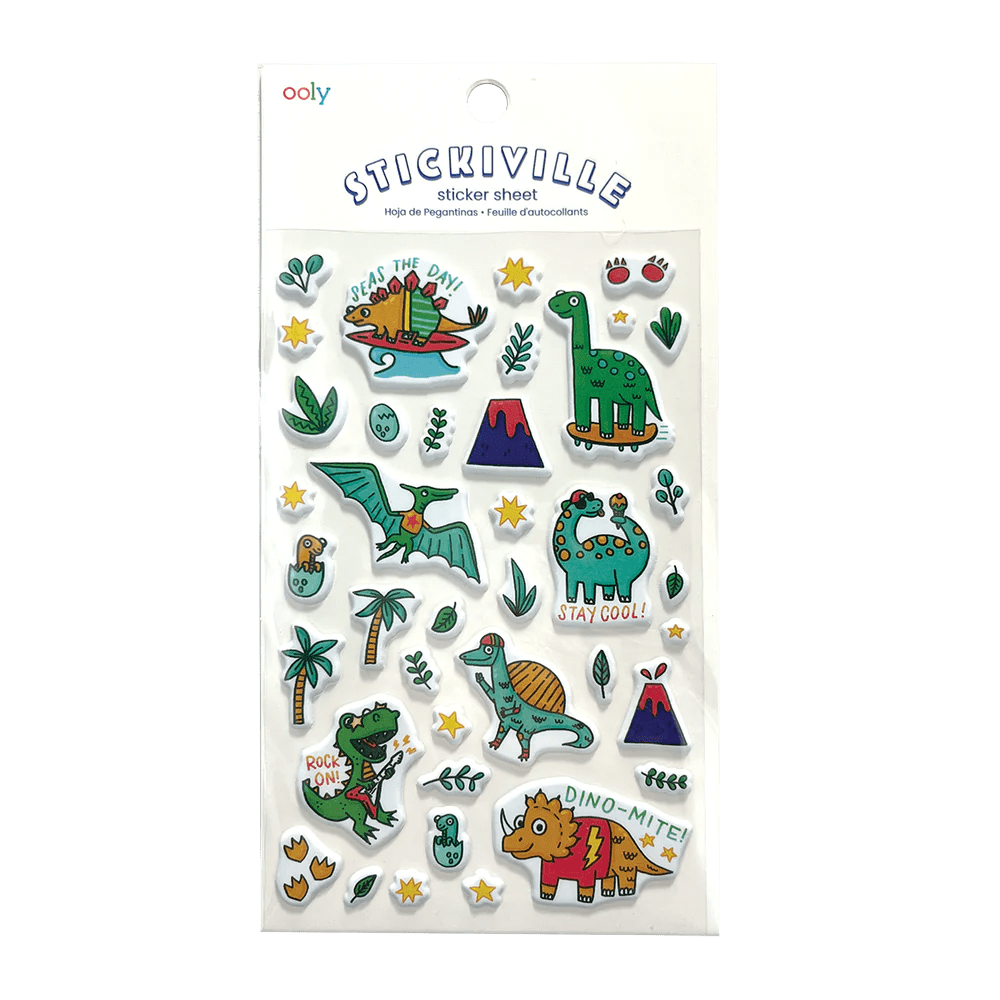 Stickiville Dino-Mite! Puffy Stickers