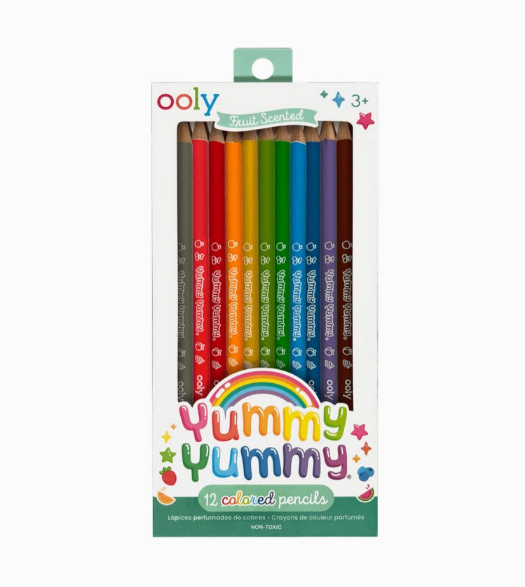 Yummy Yummy Fruit Scented Colored Pencils- Set of 12