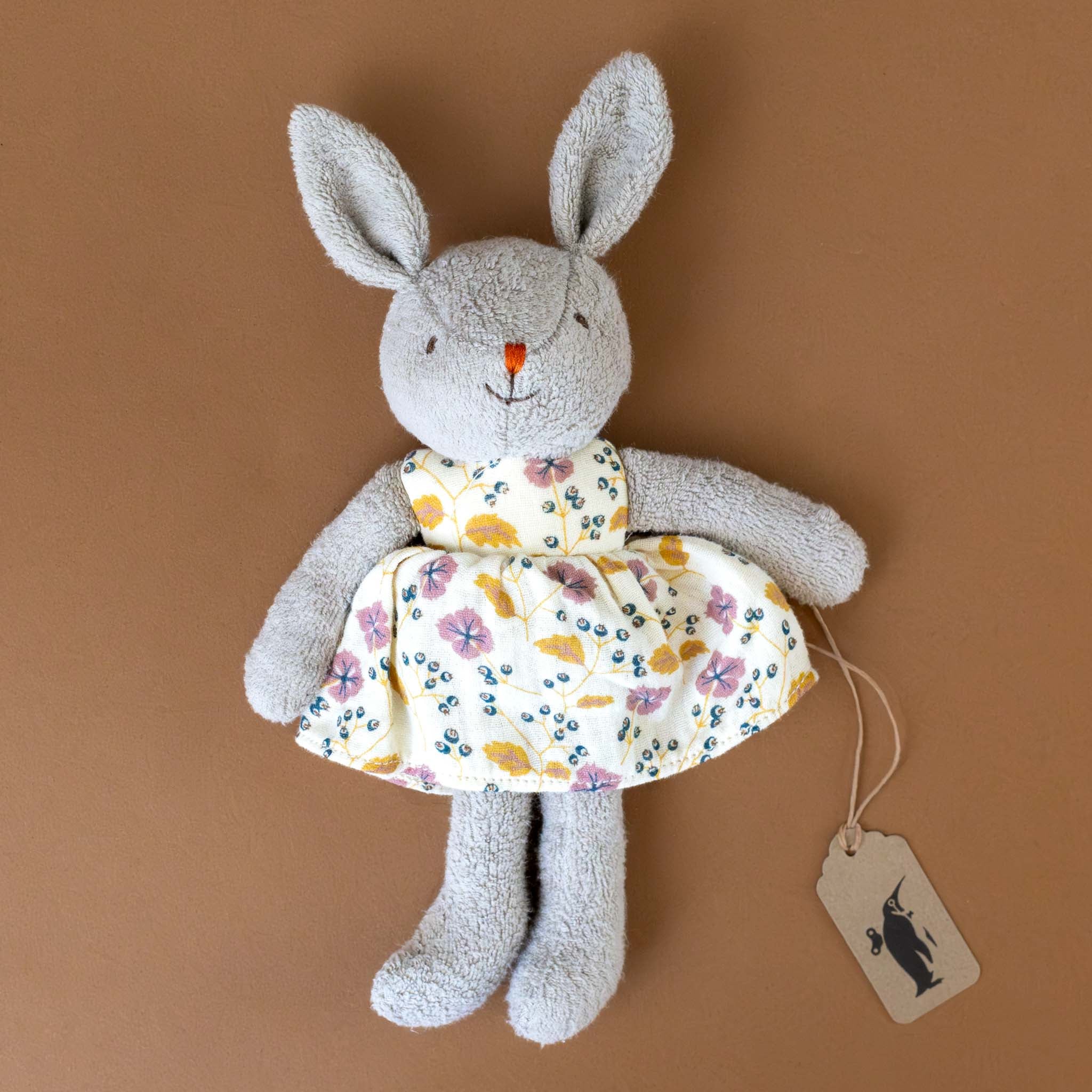 Organic Cotton Bunny Friend | Rose & Ochre Floral