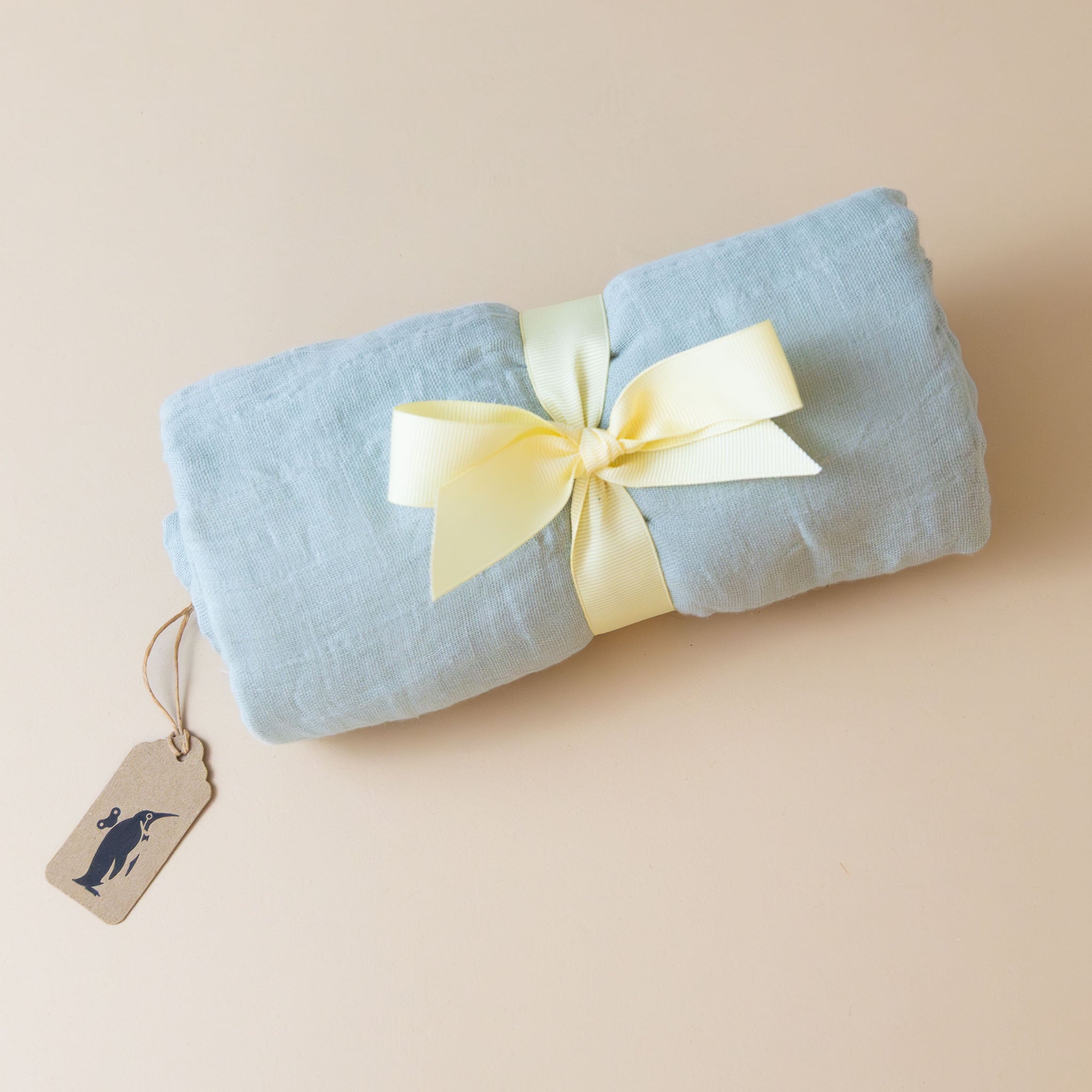 Organic Cotton Muslin Swaddle | White Sage