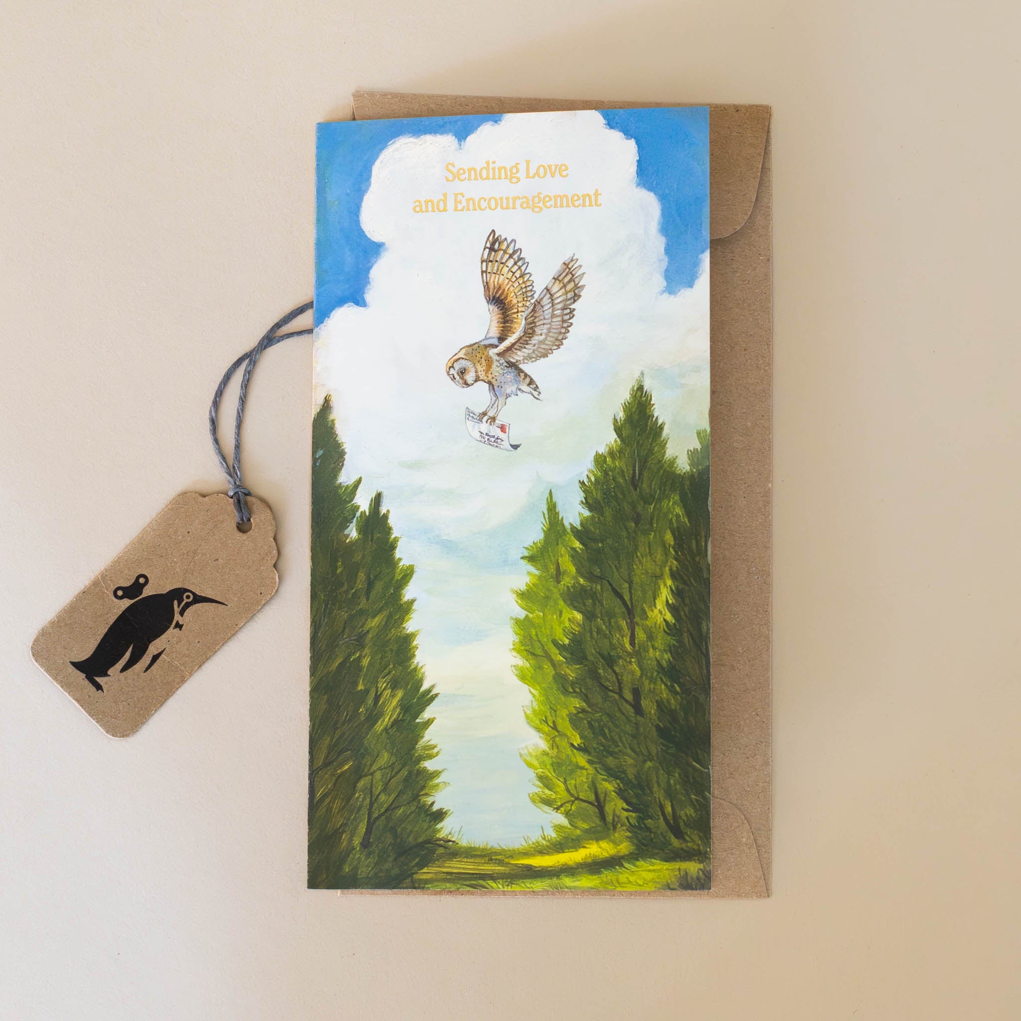 Owl Messenger Greeting Card