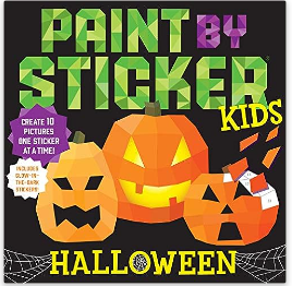 Paint by Sticker Kids: Halloween: Create 10 Pictures One Sticker at a Time! Includes Glow-in-the-Dark Stickers