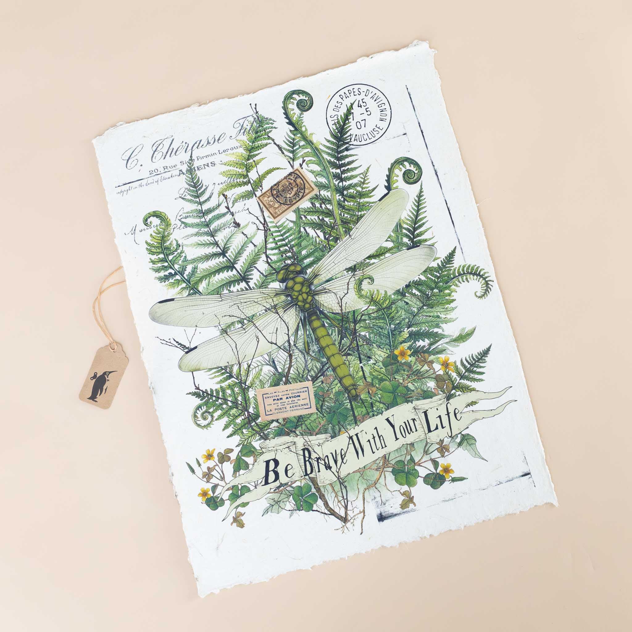 Paper Print | Be Brave