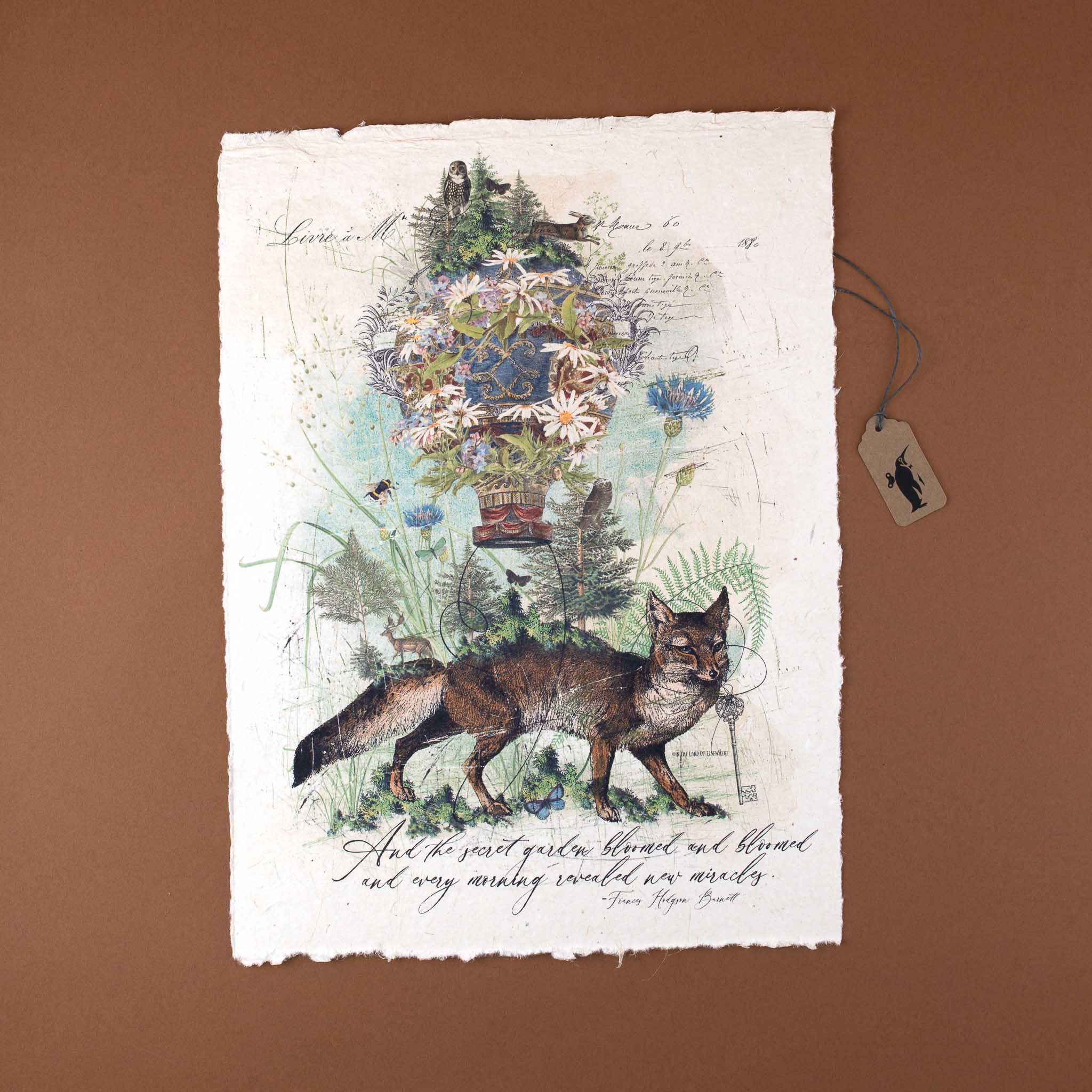 Paper Print | Secret Garden