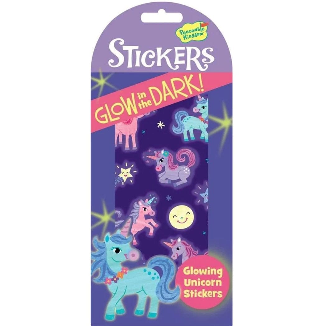 Glow In The Dark Stickers - Glowing Unicorns