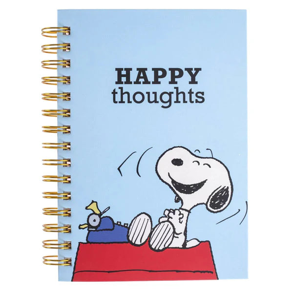 Peanuts® Happy Thoughts Spiral Hard Cover Journal