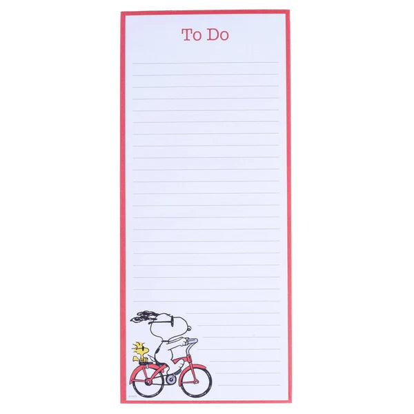 Peanuts® Bike Magnetic Notepad
