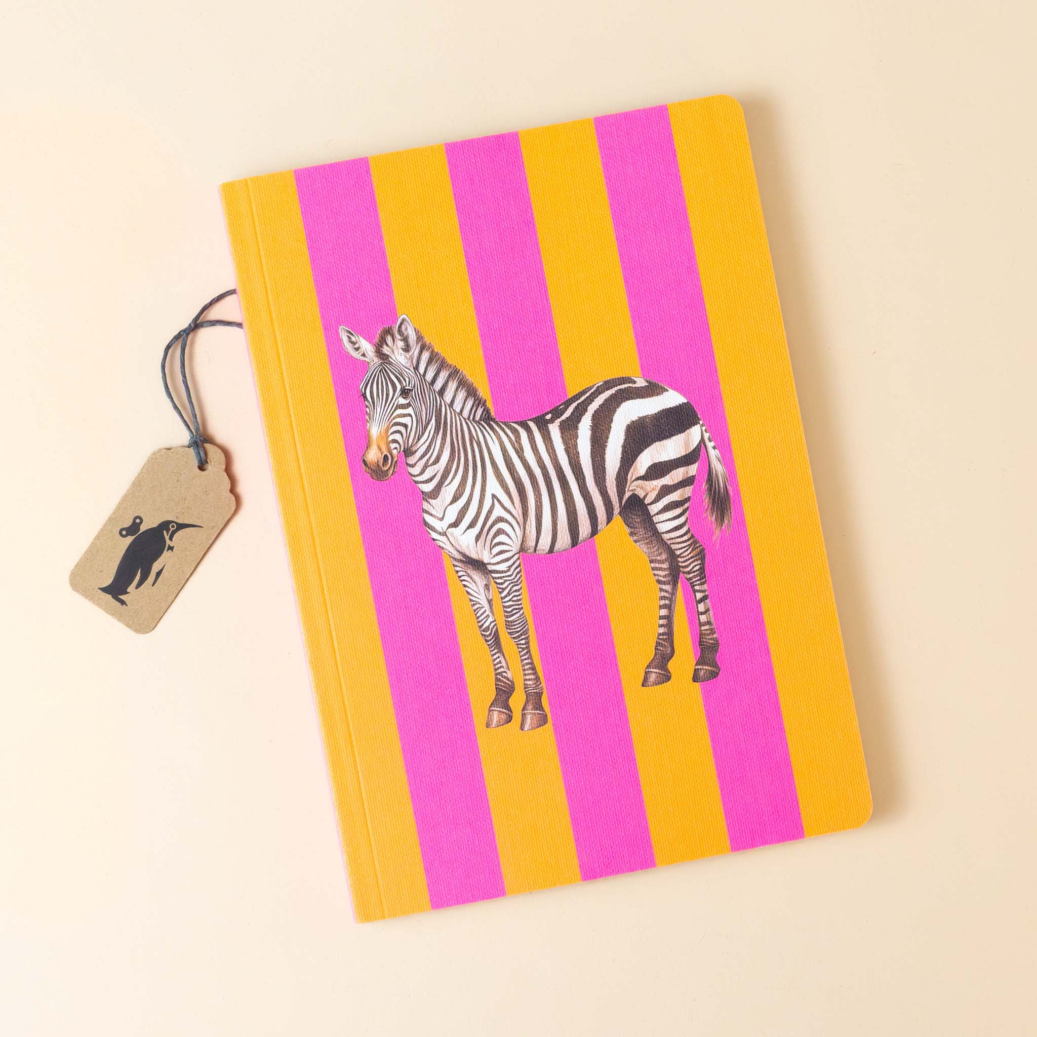 Perfect Bound Notebook | Zebra Stripe